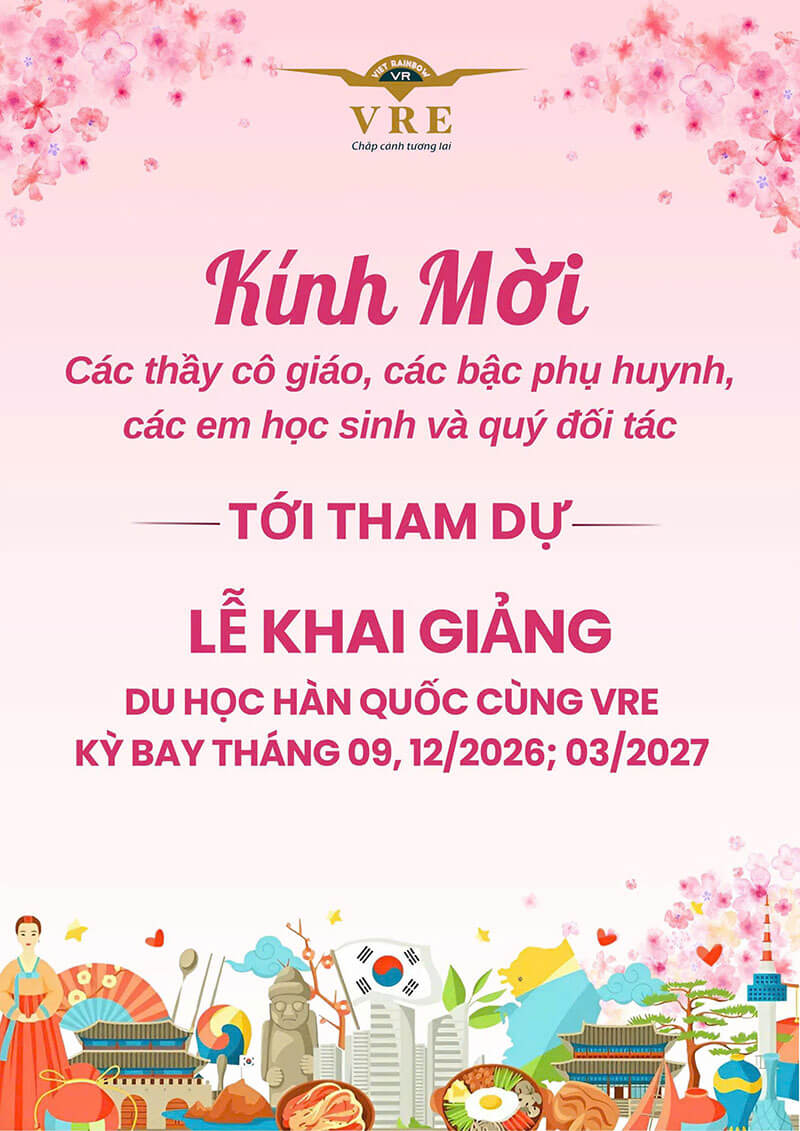 LỄ KHAI GIẢNG DU HỌC HÀN QUỐC 2026