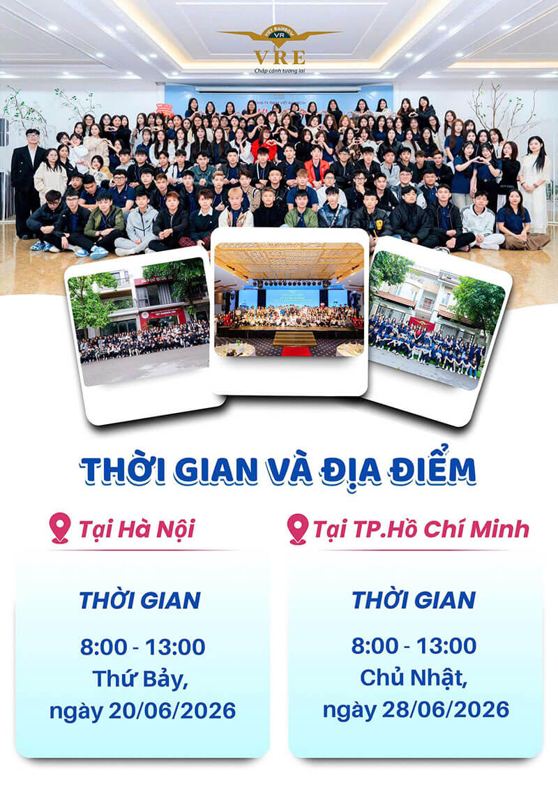 Thời gian và địa điểm tổ chức lễ khai giảng Du học Hàn Quốc cùng VRE